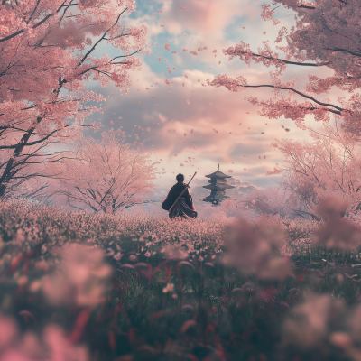 Cherry Blossom Field