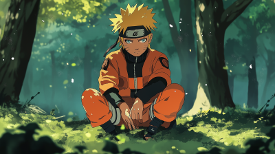 Naruto in Ghibli Style