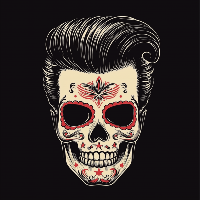 Rockabilly Sugar Skull