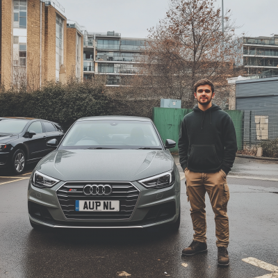 British Man with Audi A1