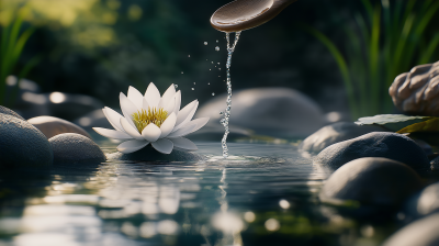 Serene Lotus Flower