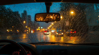 Cozy Rainy Car View