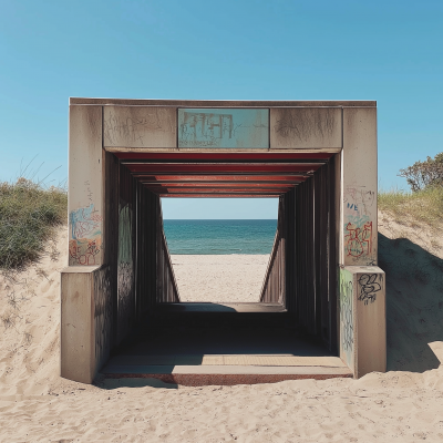 Beach Subway Entrance