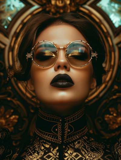 Steampunk Woman Portrait