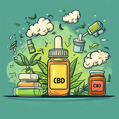 Comic Style CBD Products