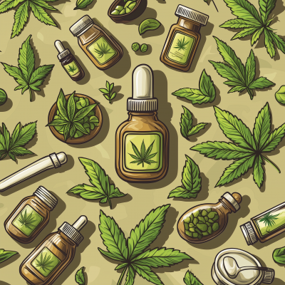 Comic Style CBD Products