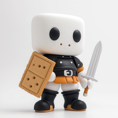 3D Knighted Marshmallow