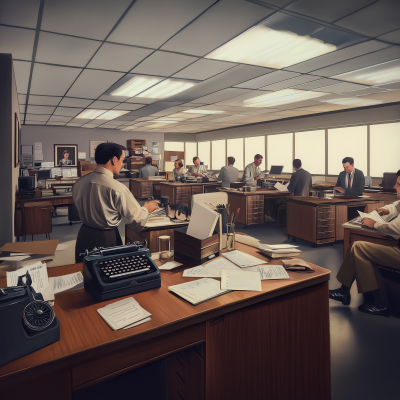 1960s American Business Office