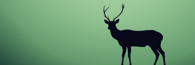 Minimalist Deer Silhouette