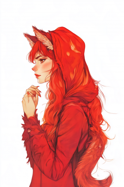 Red Fur Vixen Character