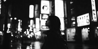 Rainy Night Reflections