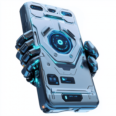 Cyberpunk Wallet Phone