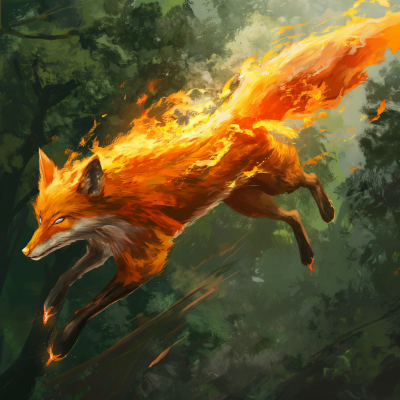 Radiant Flaming Fox