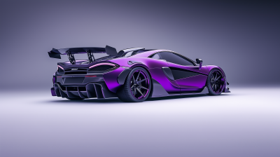 Matte Dark Purple McLaren