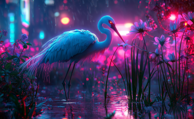 Dark Fantasy Crane