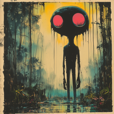 Flatwoods Monster in the Swamp