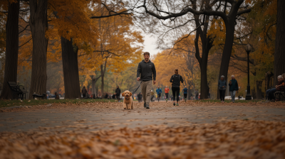 Walking the Labradoodle