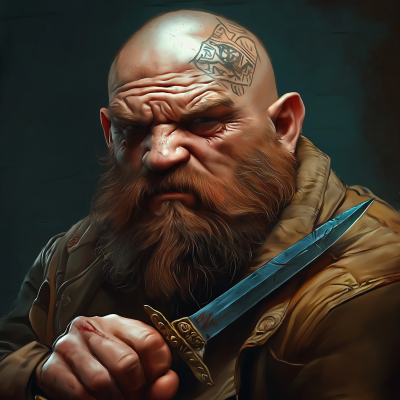 Angry Dwarf Adventurer