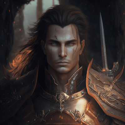 Holy Nephilim Warrior Portrait