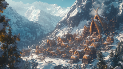 Snowy Mountain Village