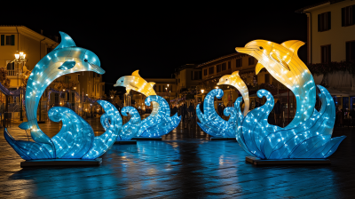 Night Square in Riccione