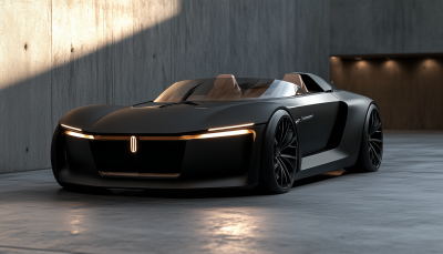 Futuristic Electric Sports Car