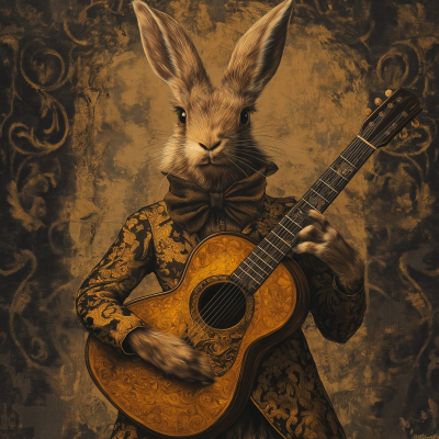 Burlesque Jackrabbit Guitar