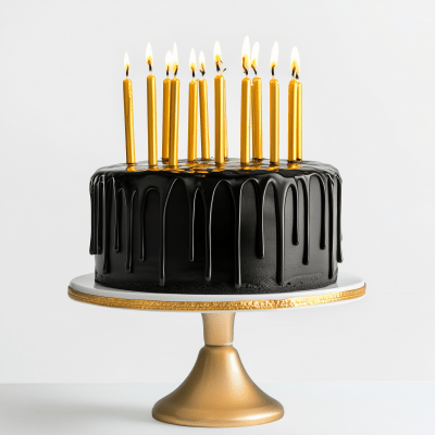 Elegant Black Cake