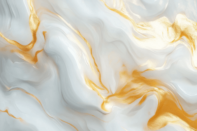 Abstract White and Gold Background