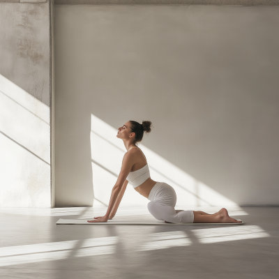 Yoga Practice in Studio