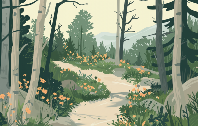 Canadian Broceliande Forest
