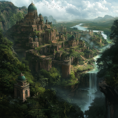 Elvish Ruins in the Jungle