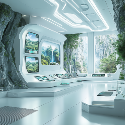 Futuristic Control Center