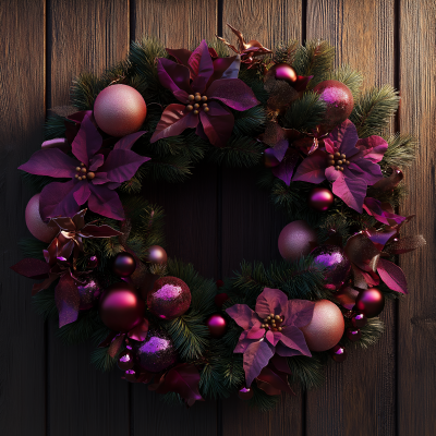 Christmas Wreath Realism