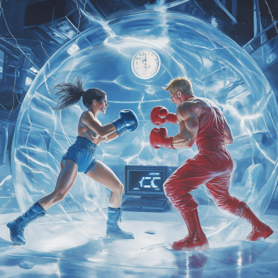 Boxing in an Ice Dome