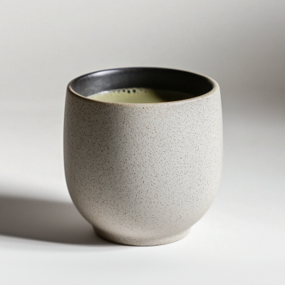 Japanese Tea Cup with Matcha