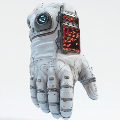 Astronaut Glove with Ticker