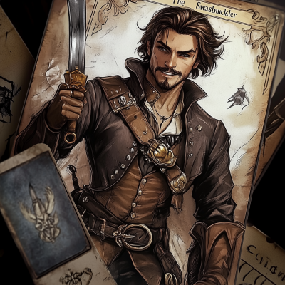 The Swashbuckler Tarot Card