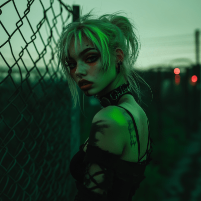 Punky Zombie Girl