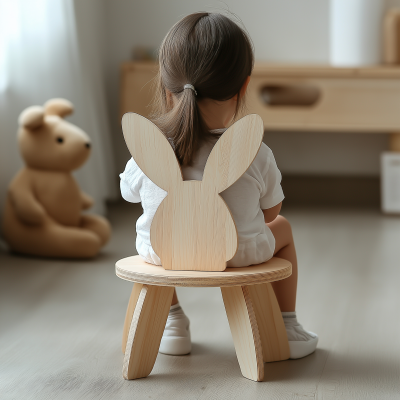 Cute Rabbit Style Children’s Chair