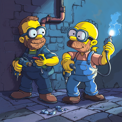 Wizardly Plumbers in Action