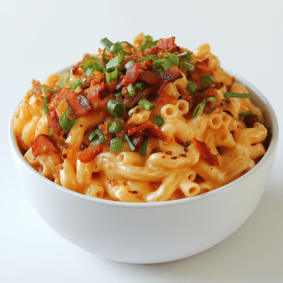 Kraft Mac and Cheese with Bacon and Kimchi