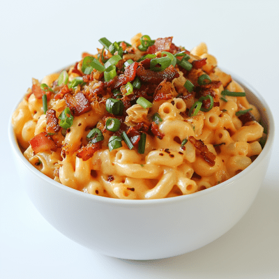 Bacon Kimchi Mac and Cheese