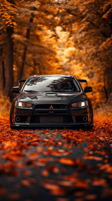 Custom Widebody Lancer Evolution X Closeup