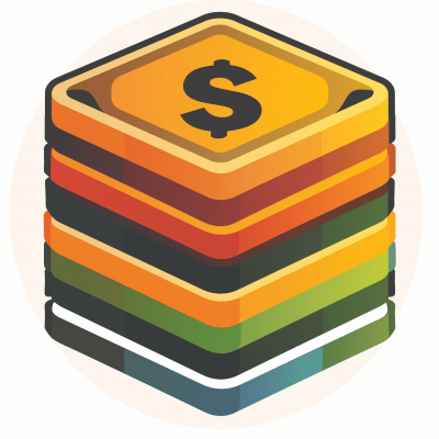 Stacked Cash Logo Design