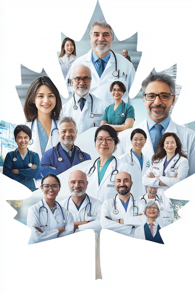 Collage of Diverse Doctors