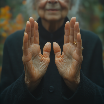 Grandma’s Hands Closeup