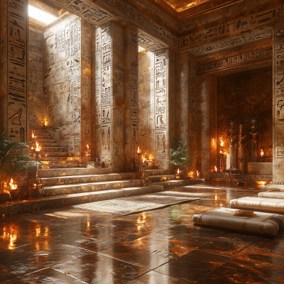 Luxurious Egyptian Podium