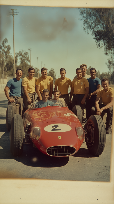 Ferrari Team Polaroid