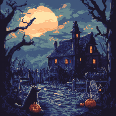 Halloween Gameboy Art